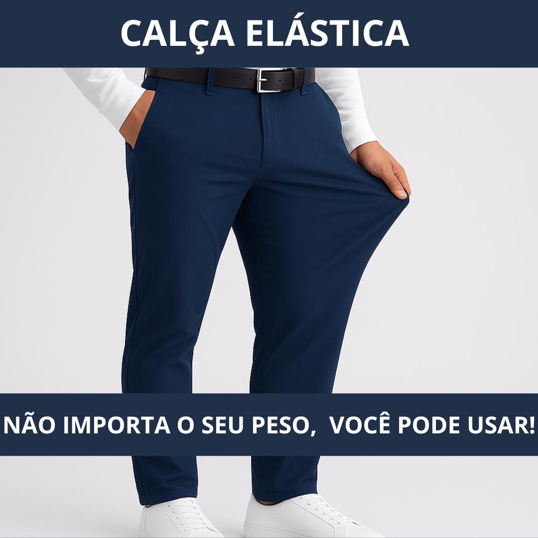 KIT 4 Calças Sociais + Brinde Cinto Social Couro