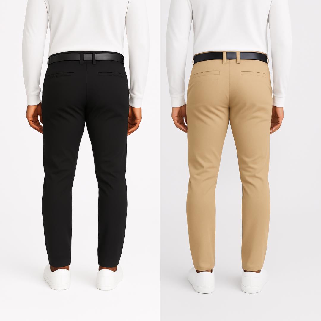 KIT 4 Calças Sociais + Brinde Cinto Social Couro