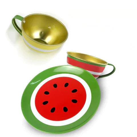 Conjunto Chá Infantil Educacional em Aço