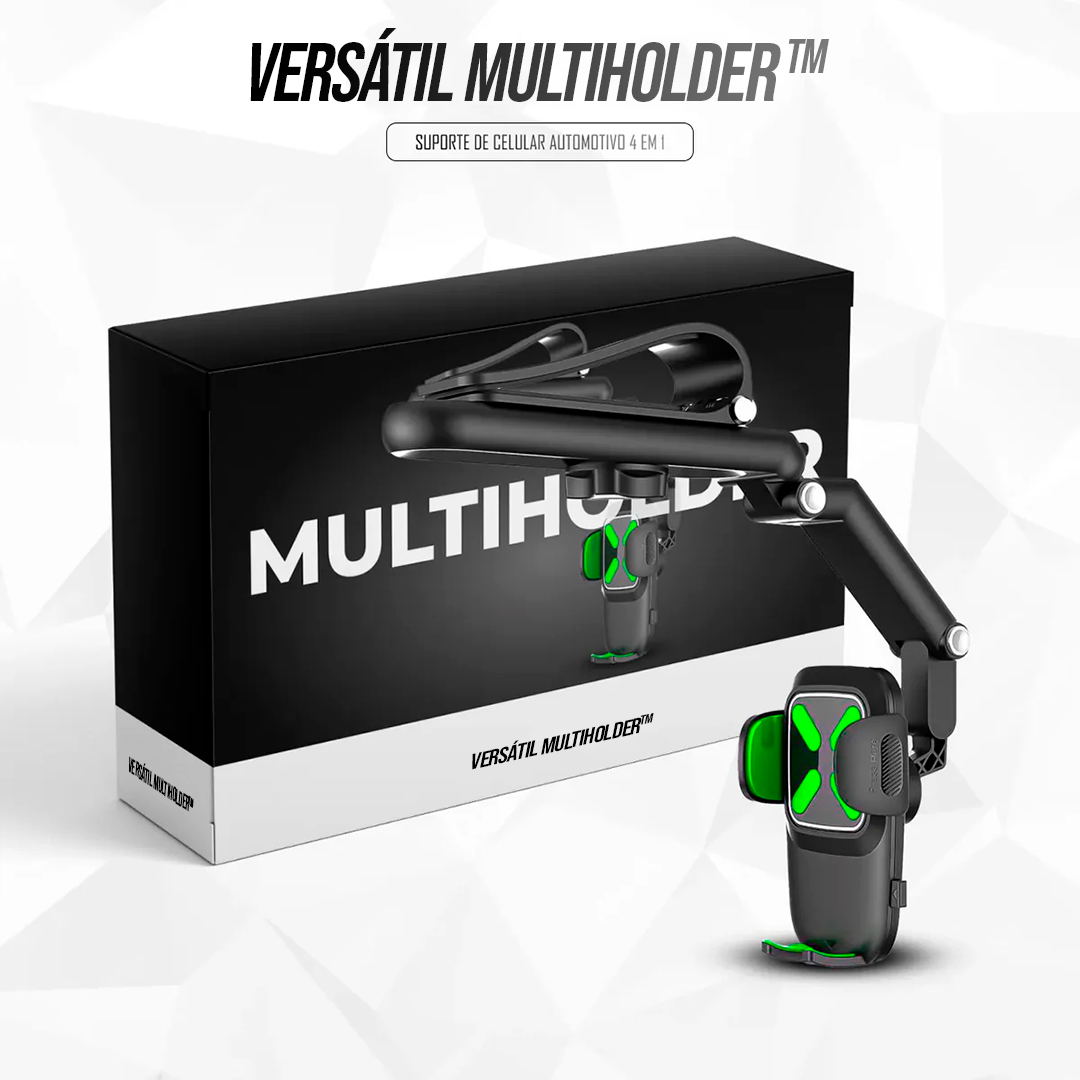 MultiHolder™ - Suporte de Celular Automotivo 4 em 1 [BRINDE EXCLUSIVO]