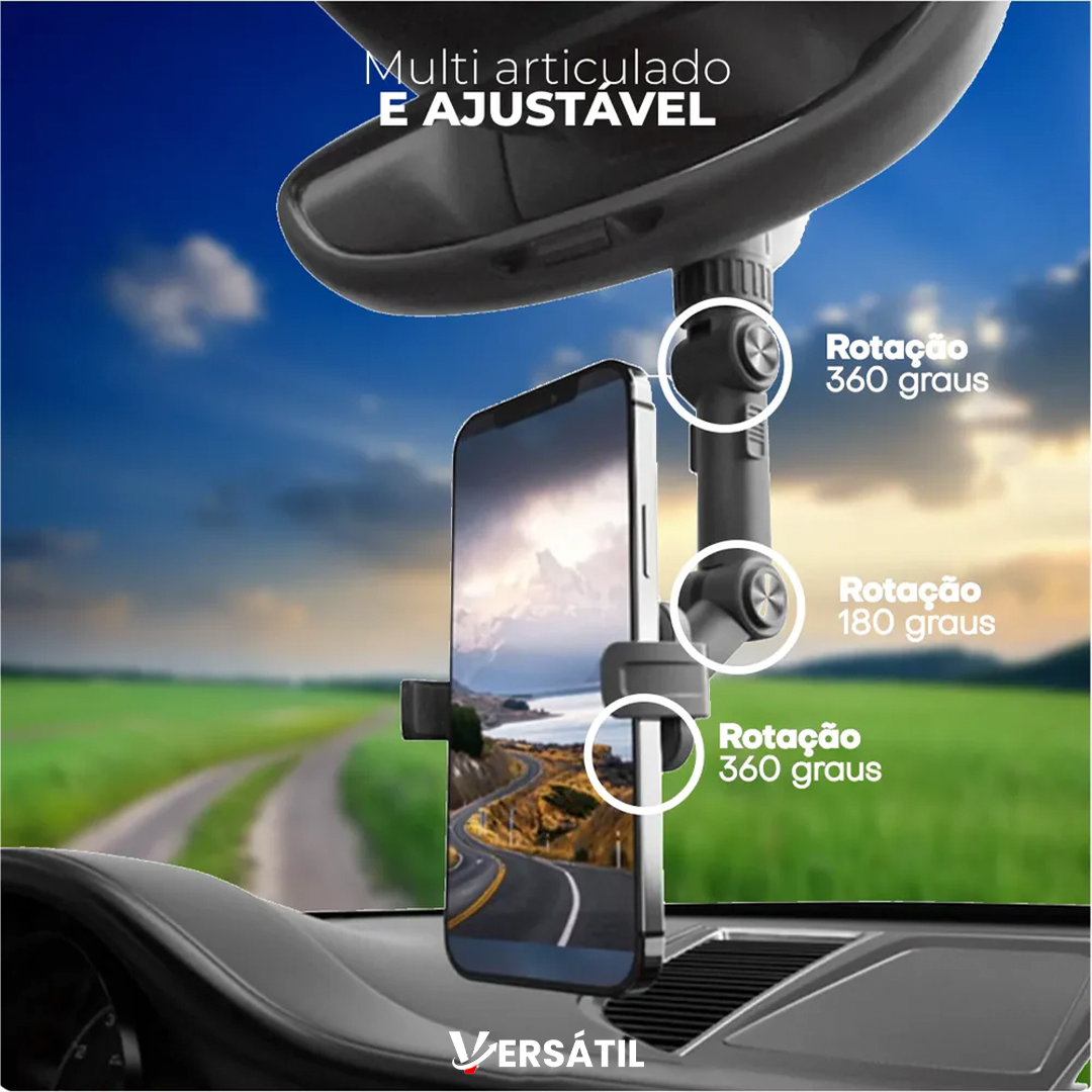 MultiHolder™ - Suporte de Celular Automotivo 4 em 1 [BRINDE EXCLUSIVO]