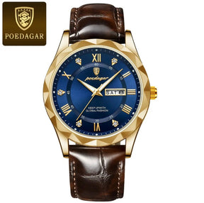 POEDAGAR-Relógio de pulso masculino de luxo