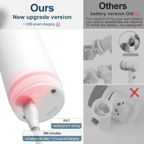 Escova Multifuncional de limpeza elétrica recarregável lavar louça automática