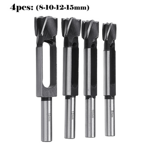 Kit Com 4 Brocas Para Fazer Cavilhas e Espigas