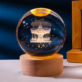 Luminária Decorativa Espacial 3D - Cosmic Glow