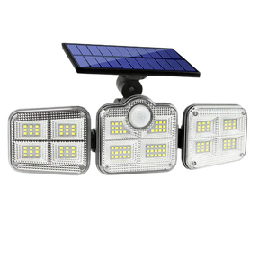 Refletor Led Solar com 3 Cabeças Impermeáveis - SunGlow