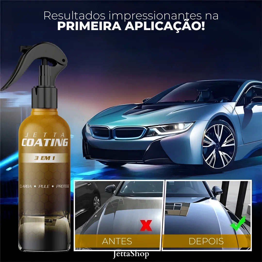 Spray de Renovação Cerâmica e Impermeabilizante 3 em 1 - Jetta Coating™ [PAGUE 1 LEVE 2]
