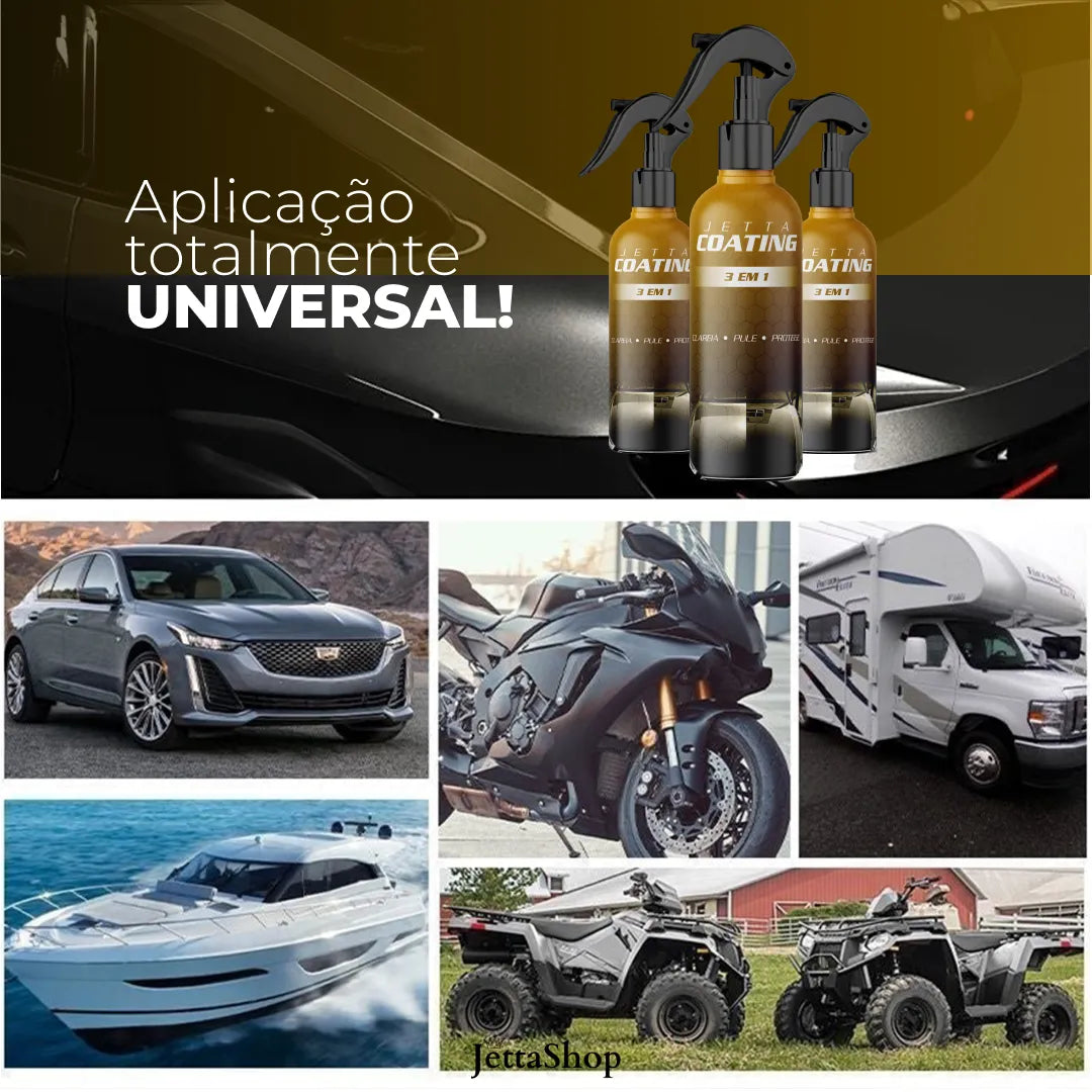 Spray de Renovação Cerâmica e Impermeabilizante 3 em 1 - Jetta Coating™ [PAGUE 1 LEVE 2]